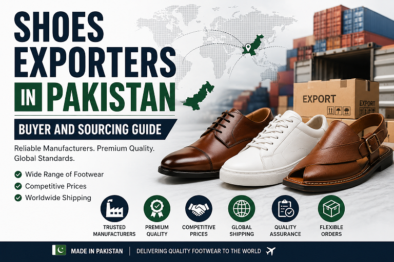 Shoes exporters and footwear manufacturing industry in Pakistan