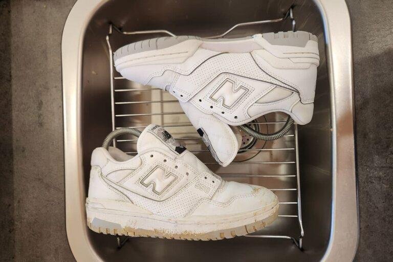 How to clean New Balance Shoes 550
