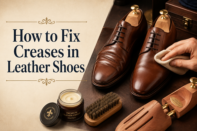 How to fix creases in leather shoes using the iron method with damp cloth and shoe trees — 5 proven methods step by step guide 2026