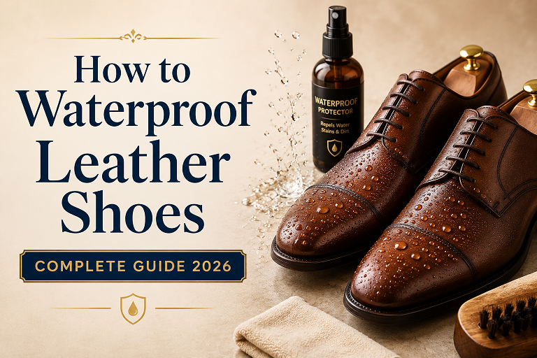 How to waterproof leather shoes using beeswax wax dubbin and silicone spray — step by step guide 2026